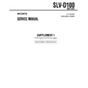 Sony SLV-D100 (serv.man2) Service Manual