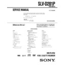 Sony SLV-D201P Service Manual