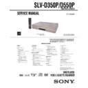 Sony SLV-D350P, SLV-D550P (serv.man2) Service Manual