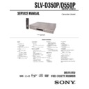 slv-d350p, slv-d550p service manual