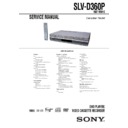 Sony SLV-D360P Service Manual