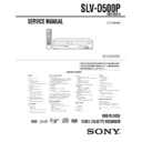 Sony SLV-D500P (serv.man2) Service Manual