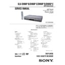 Sony SLV-D990PB, SLV-D990PE, SLV-D990PR, SLV-D995PE Service Manual