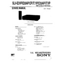 Sony SLV-E30AP, SLV-E30CP, SLV-E30IT, SLV-E30VP, SLV-E35AP, SLV-E35IT, SLV-E35VP, SLV-E3VP Service Manual