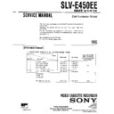 Sony SLV-E450EE Service Manual