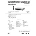 Sony SLV-L56AR, SLV-L76HFAR, SLV-L86HFAR Service Manual
