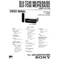 Sony SLV-TC40ME, SLV-TC40PS, SLV-TC40SA, SLV-TC40SG, SLV-TC50ME, SLV-TC50PS, SLV-TC50SA, SLV-TC50SG Service Manual