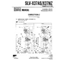 Sony SLV-X37AS, SLV-X37NZ (serv.man3) Service Manual