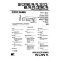 Sony SLV-X411MX, SLV-X411PA, SLV-X411PL, SLV-X511CS, SLV-X511MX, SLV-X511PA, SLV-X511PX, SLV-X611MX, SLV-X611PA Service Manual